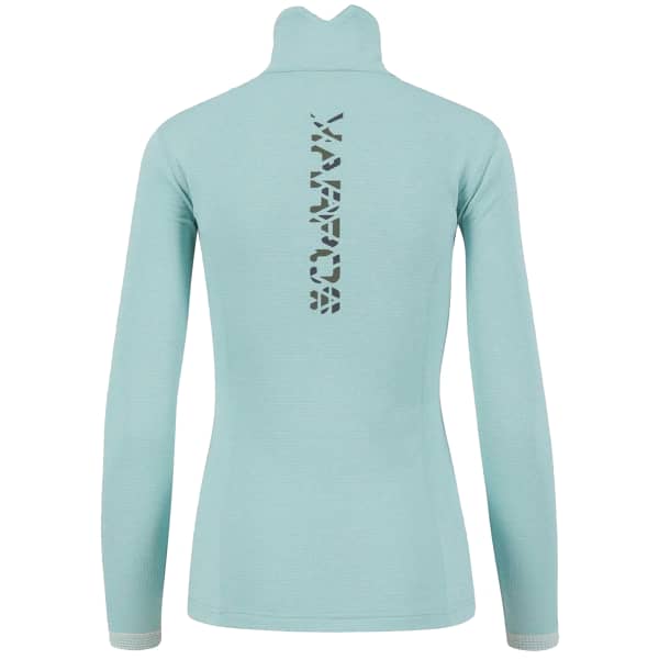 Sweat polaire ski rando KARPOS PIZZOCCO W HALF ZIP AQUA SKY