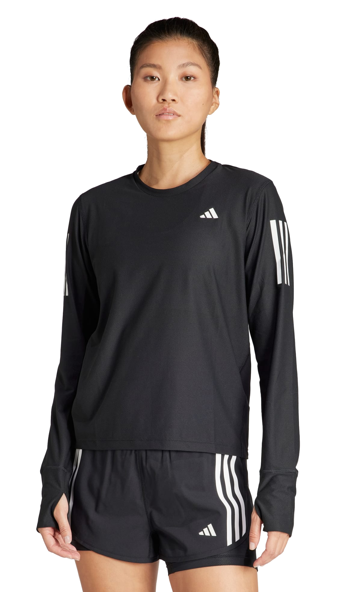 Own the Run LS Tee Dame Black