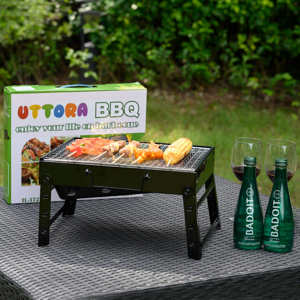 Decopatent kleine inklapbare houtskool barbecue