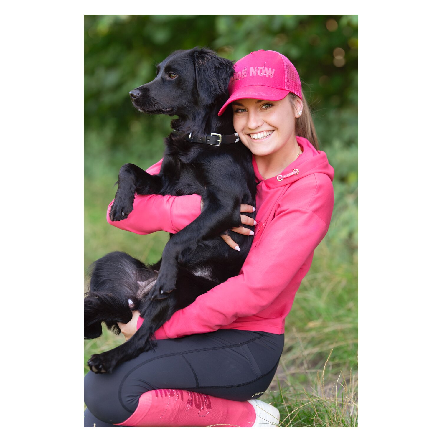 RIDE now Thinsocks mit Glitzerschriftzug - pinkaholic