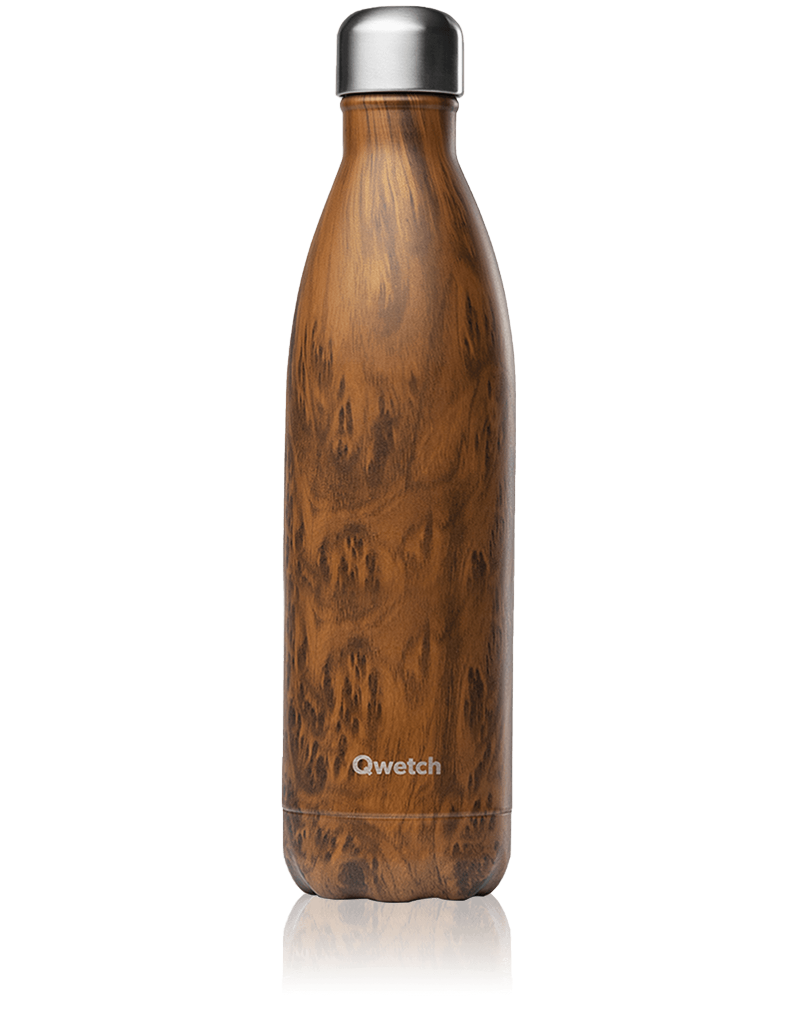 Bouteille isotherme 75Cl-QWETCH Motif Bois