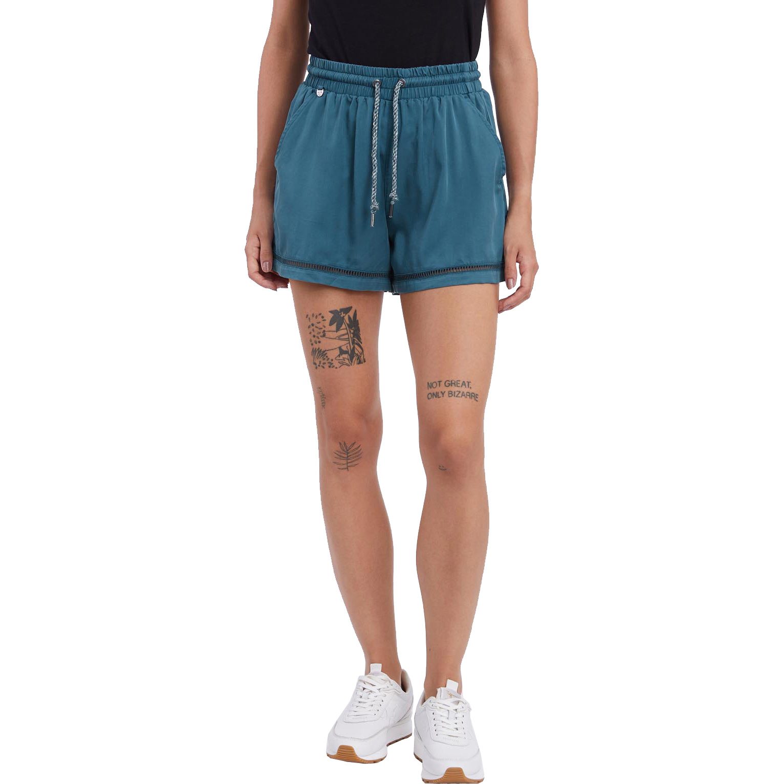 ragwear Felysia Organic Shorts Damen petrol