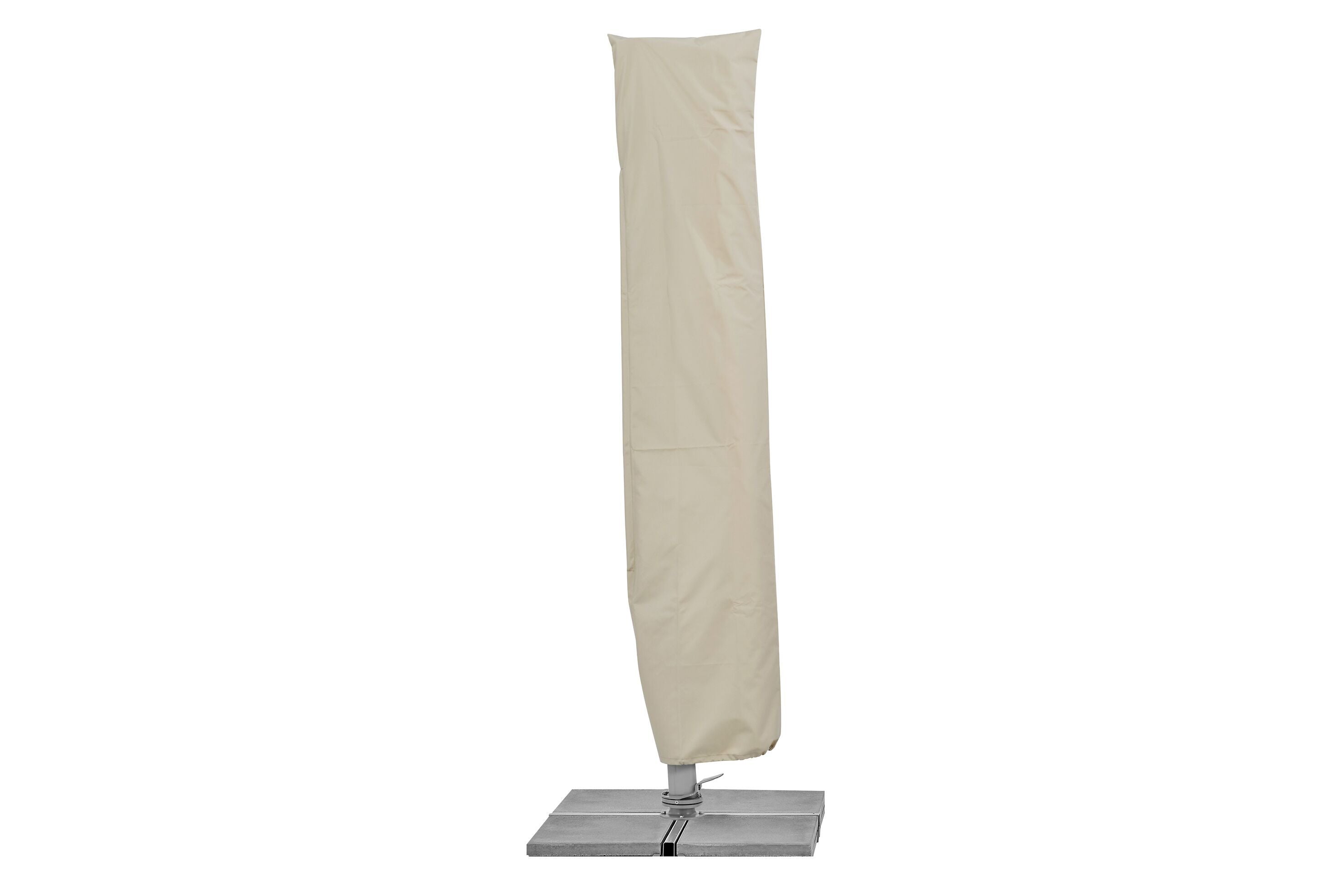 Suncomfort by Glatz VARIOFLEX Sonnenschirm - Hellgrau / B: 330.0 cm x T: 270.0 cm x H: 254.0 cm