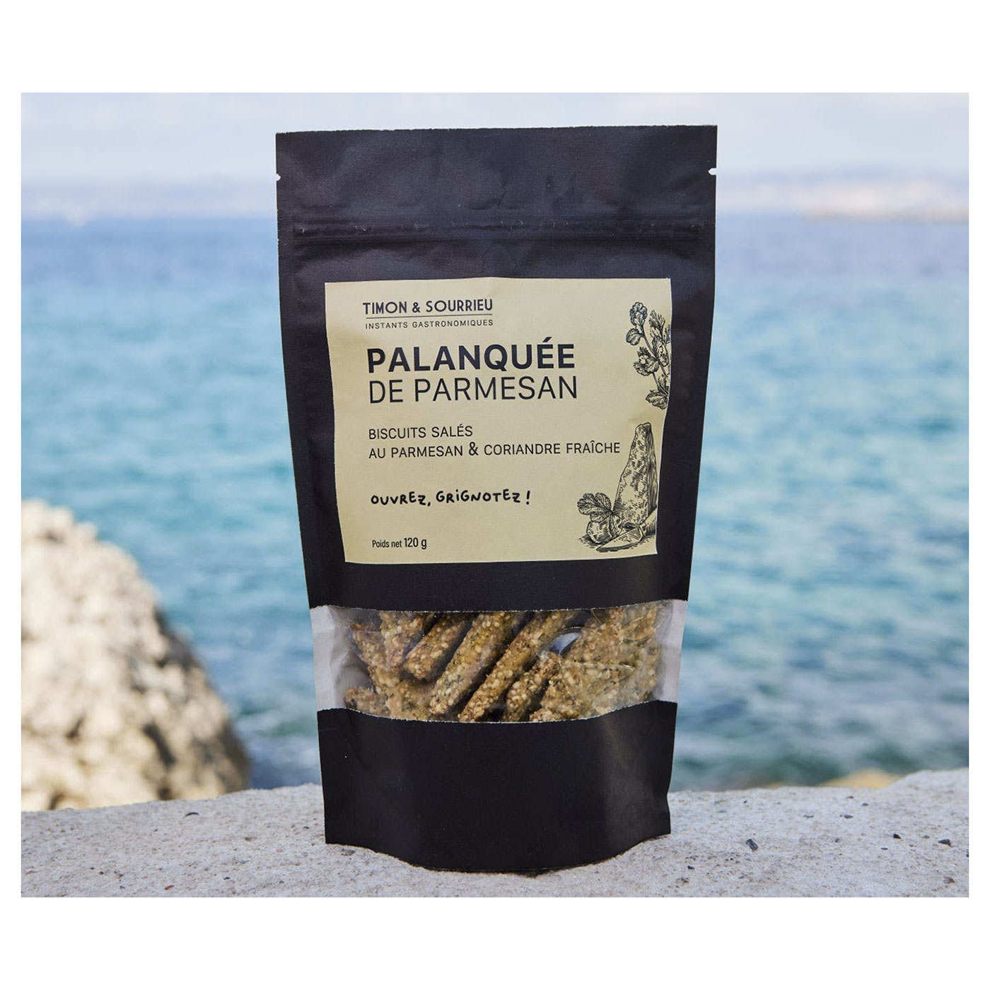 Palanquée de parmesan - Biscuits apéritif au parmesan et à la coriandre