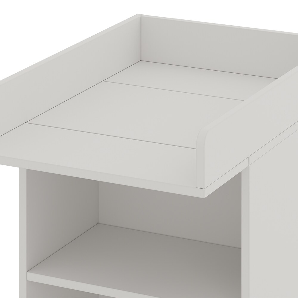 Vicco Wickeltisch Mona 60 x 88 cm, Weiß, Wickelkommode inkl. Wickelauflage