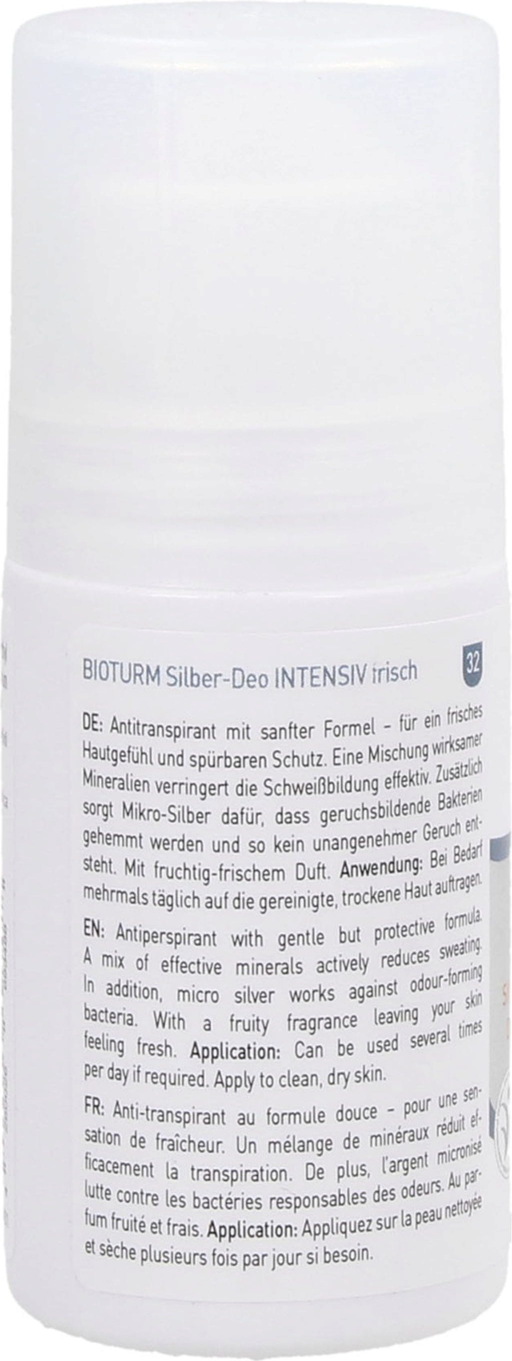 Bioturm  Silber-Deo INTENSIV frisch Nr.32, 50 ml