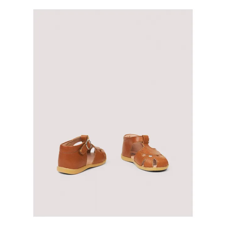 Petit Nord Sandales Scratchs Sweetheart  | Cognac