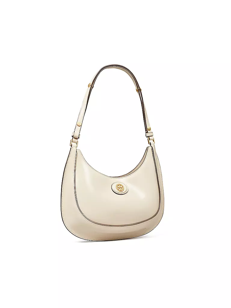 TORY BURCH Ledertasche - Henkeltasche ROBINSON SPAZZOLATO beige