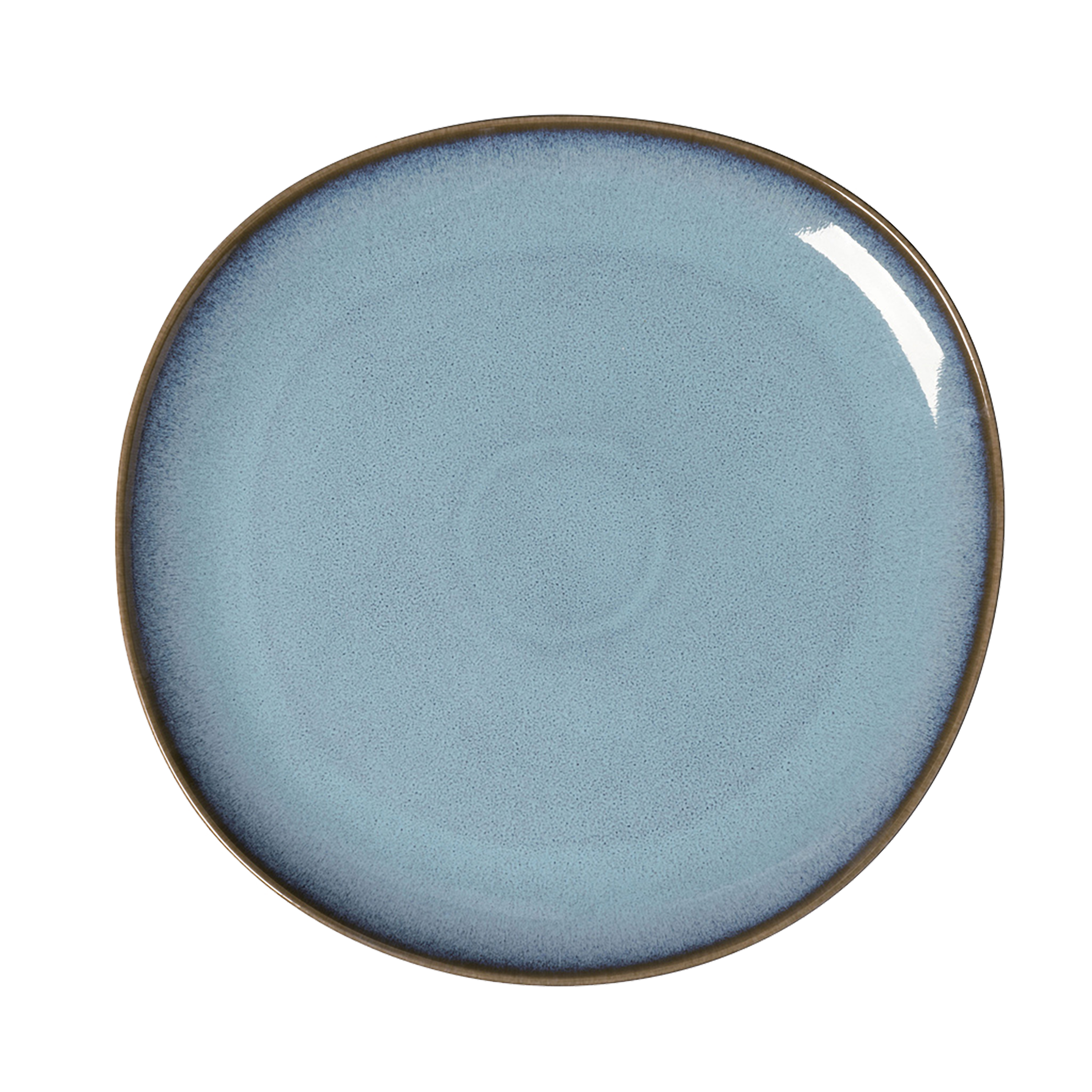 Lave Serving tray Blue, 12.6'' x 12.6'', earthenware