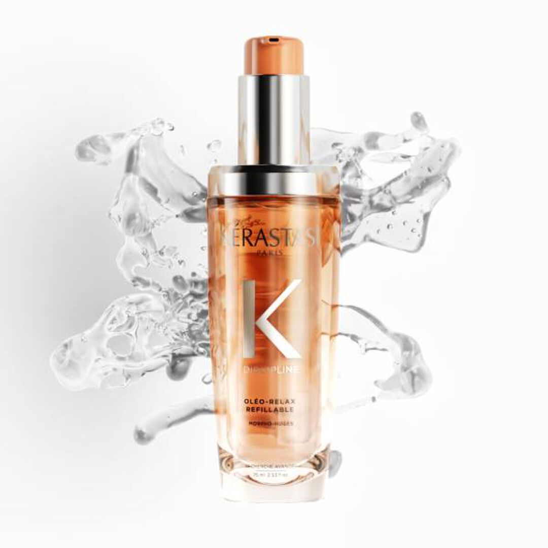 KERASTASE Discipline ÓLEO CAPILAR RECARREGÁVEL L'HUILE OLEO-RELAX PARA CABELO VOLUMOSO E INDISCIPLINADO - 75ml