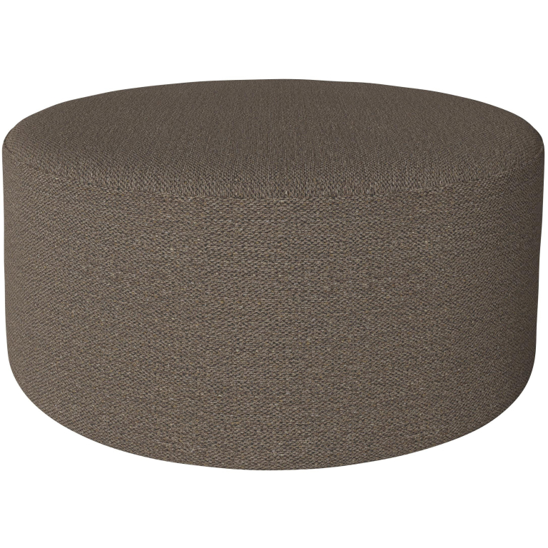 Bolia Zyl poef Ø90 donkerbeige