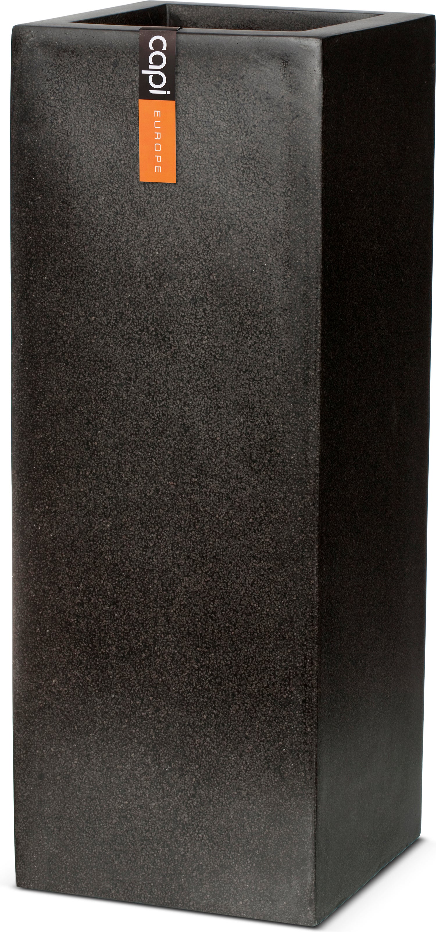 Capi Europe bloempot Lux zwart 45 x 45 x 100 cm
