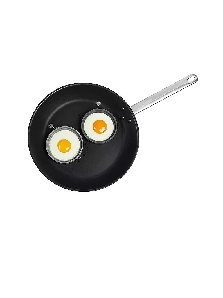 LURCH Eiformer Rund 2er Set Silikon light-/iron grey grau