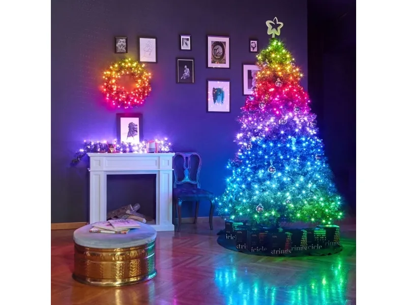 Twinkly Strings 600 LEDs Multicolor RGB - 48 meter/600 lys