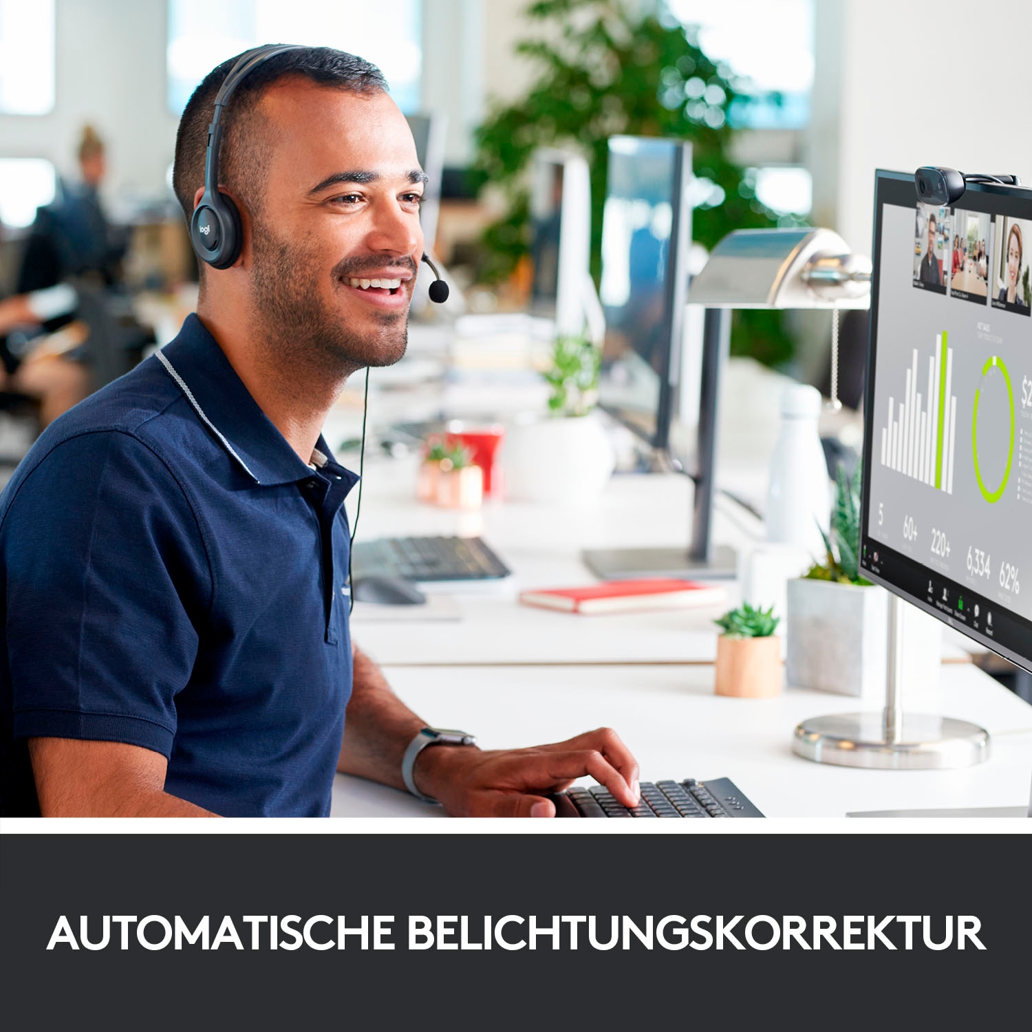 Logitech Webcam »C270« HD