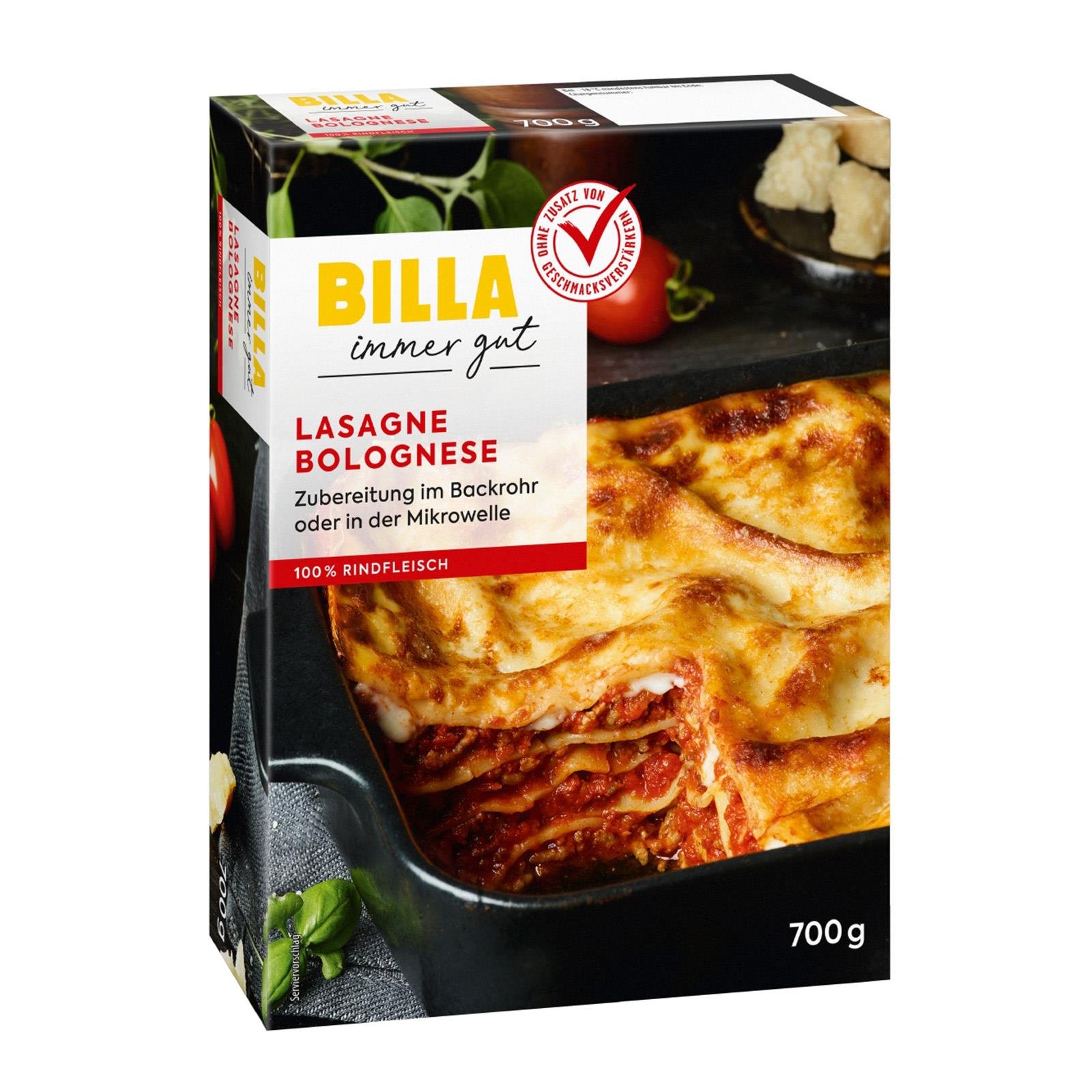 BILLA Lasagne Bolognese