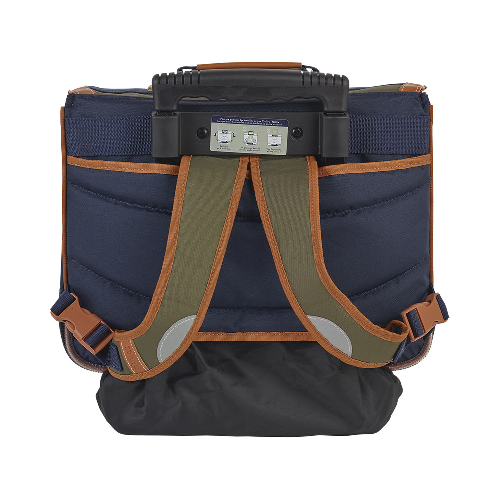 Cartable trolley Axel bicolore