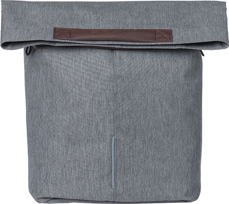 Basil City Fietsshopper Enkele fietstas Grijs 16 Liter
