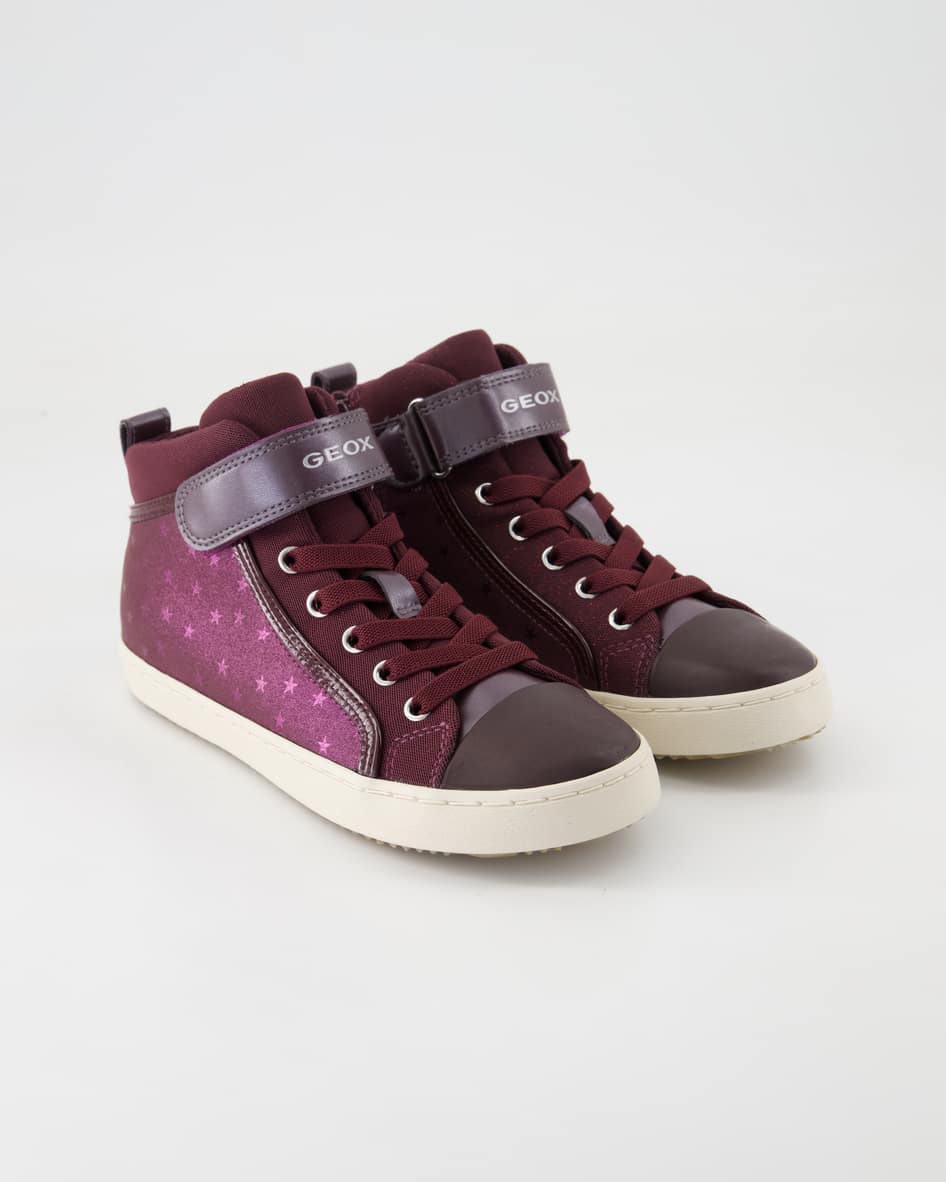 Geox Kalispera Girl Sneaker in Bordeaux