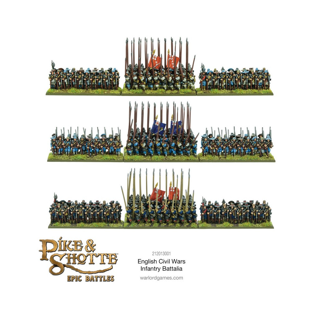 Pike & Shotte Epic Battles - English Civil Wars Infantry Battalia