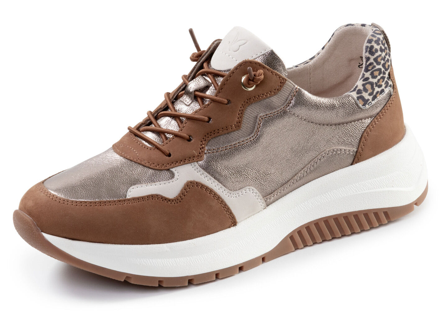Caprice, trendige Damen-Sneaker, Weite G, mit herausnehmbarem Fussbett