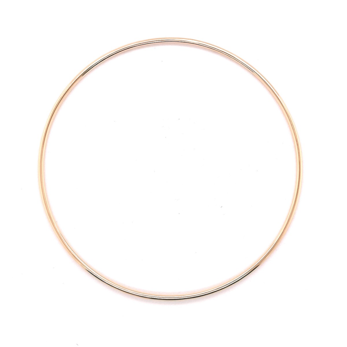 Bracelet jonc massif Brillaxis or jaune 18 carats1.5 mm
