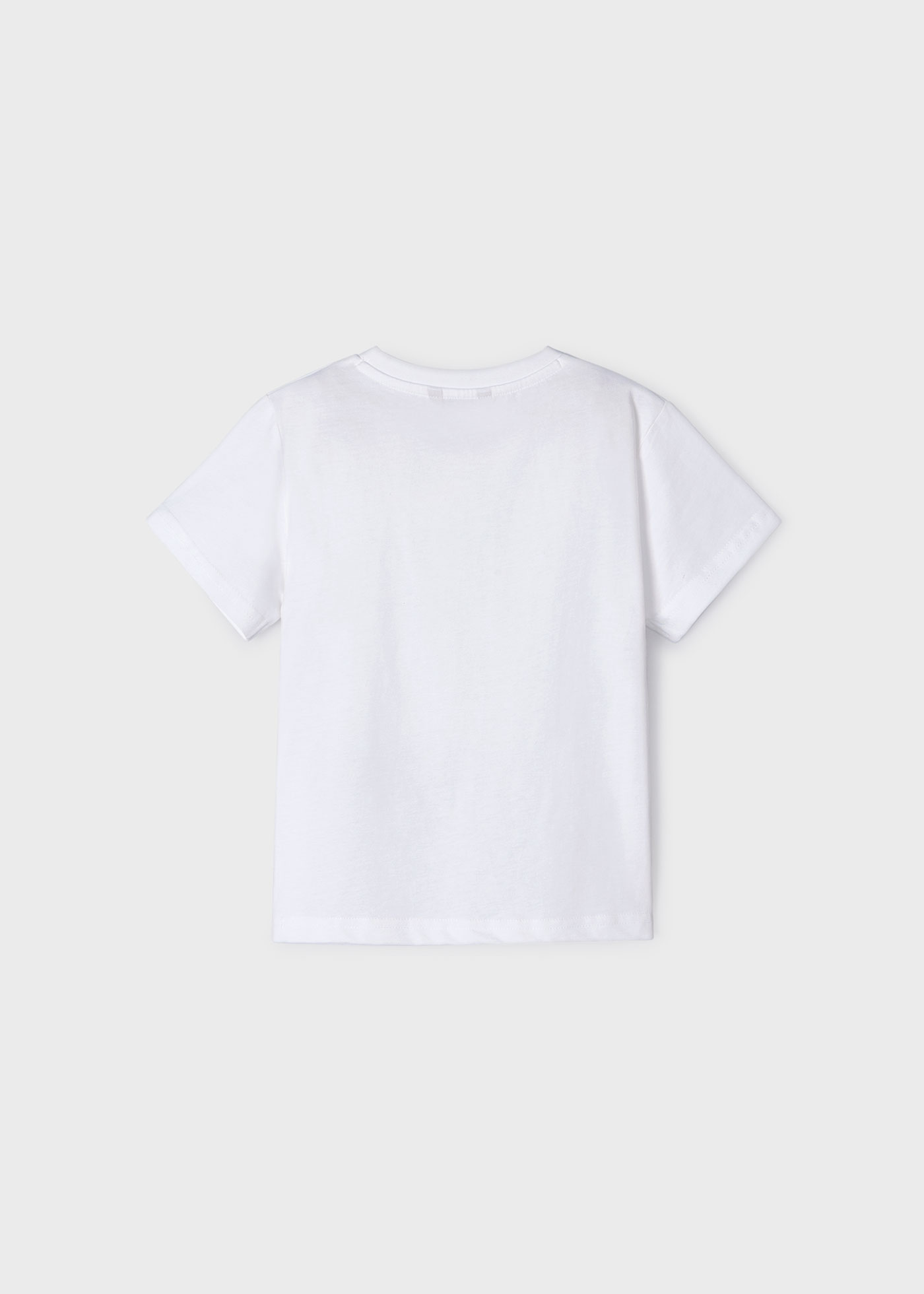 Camiseta de skate Better Cotton para meninos, branca