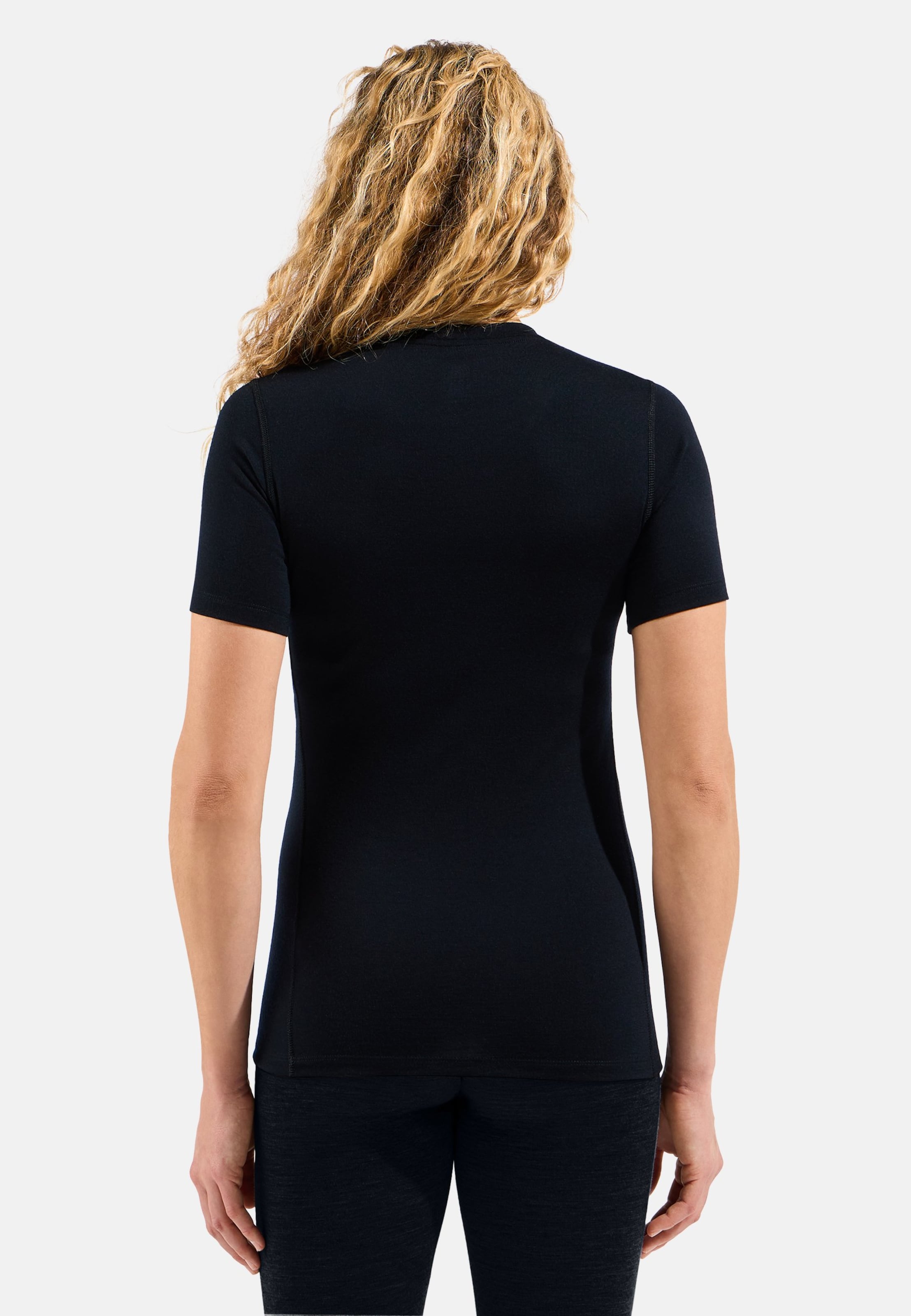 Natural Merino 200 Base Layer T-shirt in black