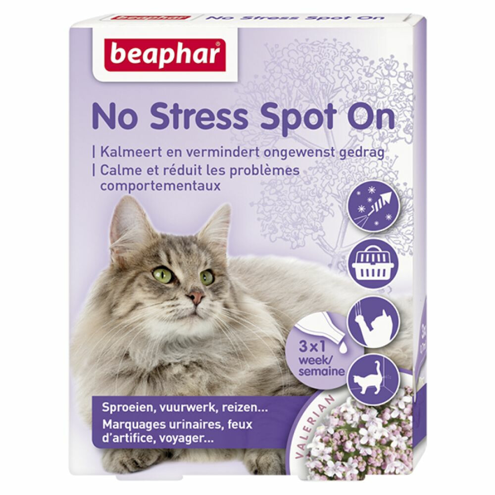 Beaphar No Stress Kat Spot On3 pipetten