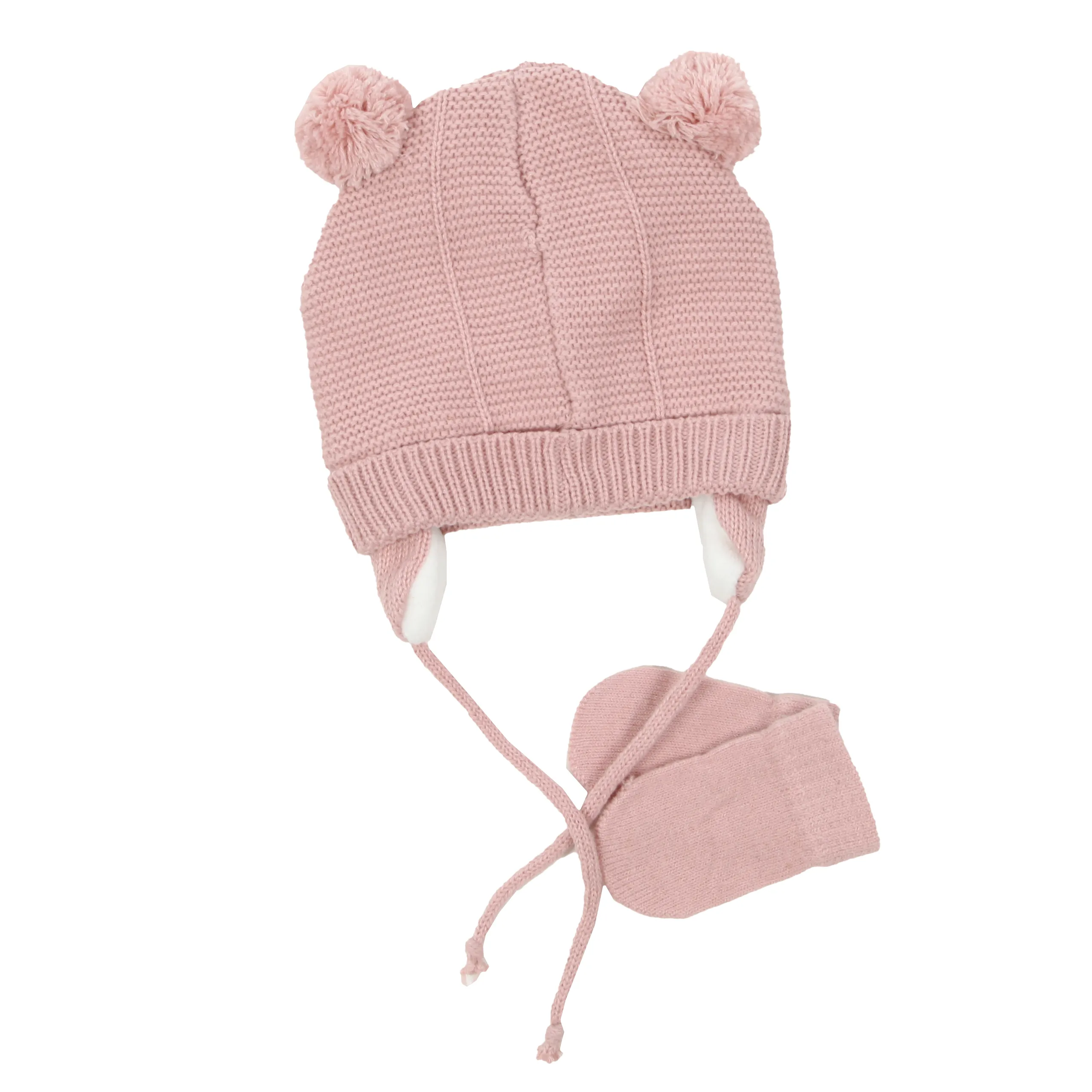 Baby Mädchen Set bestehend aus Mütze und Handschuhen