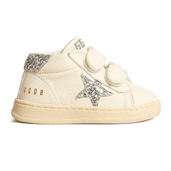 Golden Goose Baskets Scratchs June Paillettes | Argenté