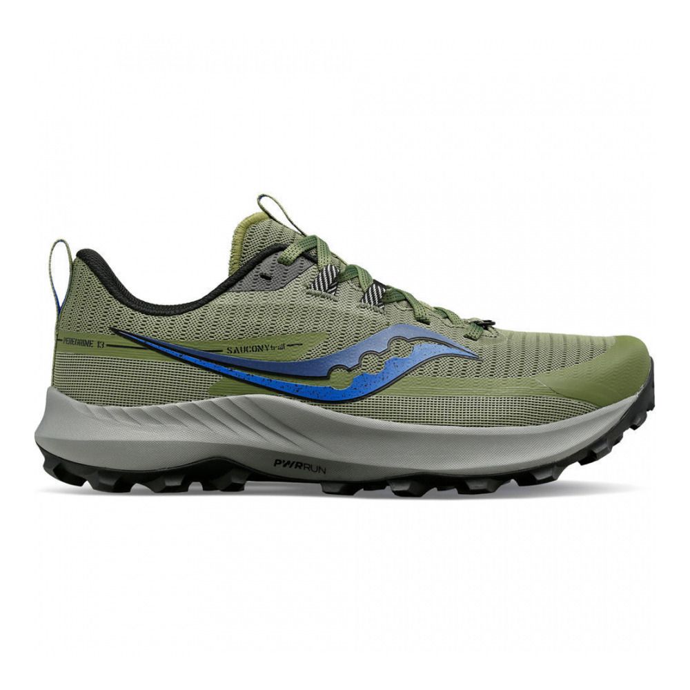 Saucony PEREGRINE 13 - Chaussures trail Homme glade/blk