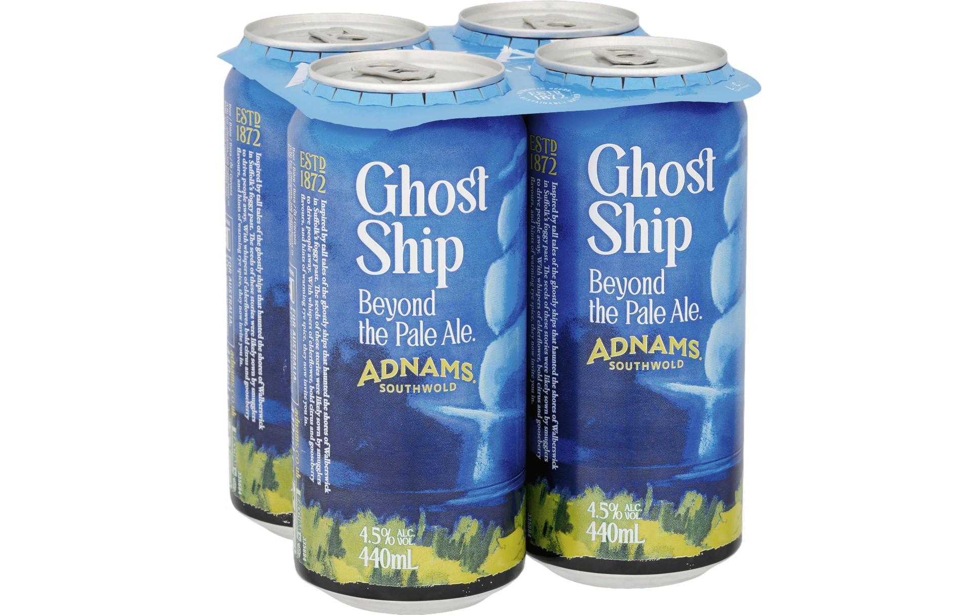 Bier Ghost Ship Citrus Pale Ale 4 x 440 mlErfrischendes Pale Ale mit fruchtigen Zitrusnoten