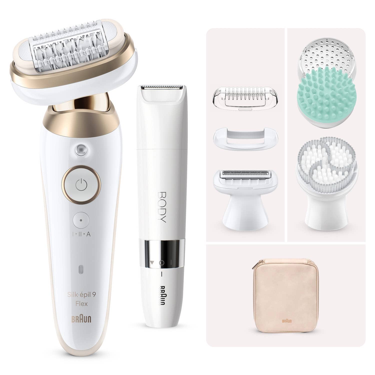 Braun Silk-épil 9 Flex SkinSpa 9-481 3D - Epilierer für eine einfache Haarentfernung