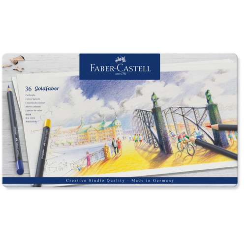 FABER-CASTELL Goldfaber Farbstifte im Metalletui