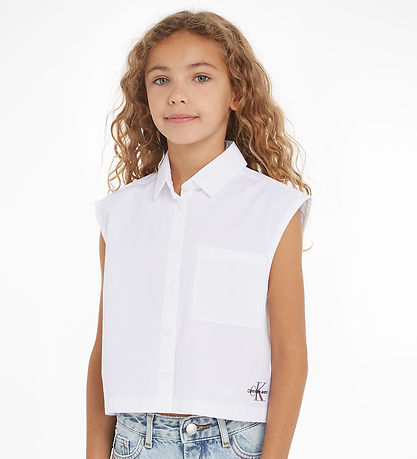 Calvin Klein Hemd - Monogramm aus - Bright White