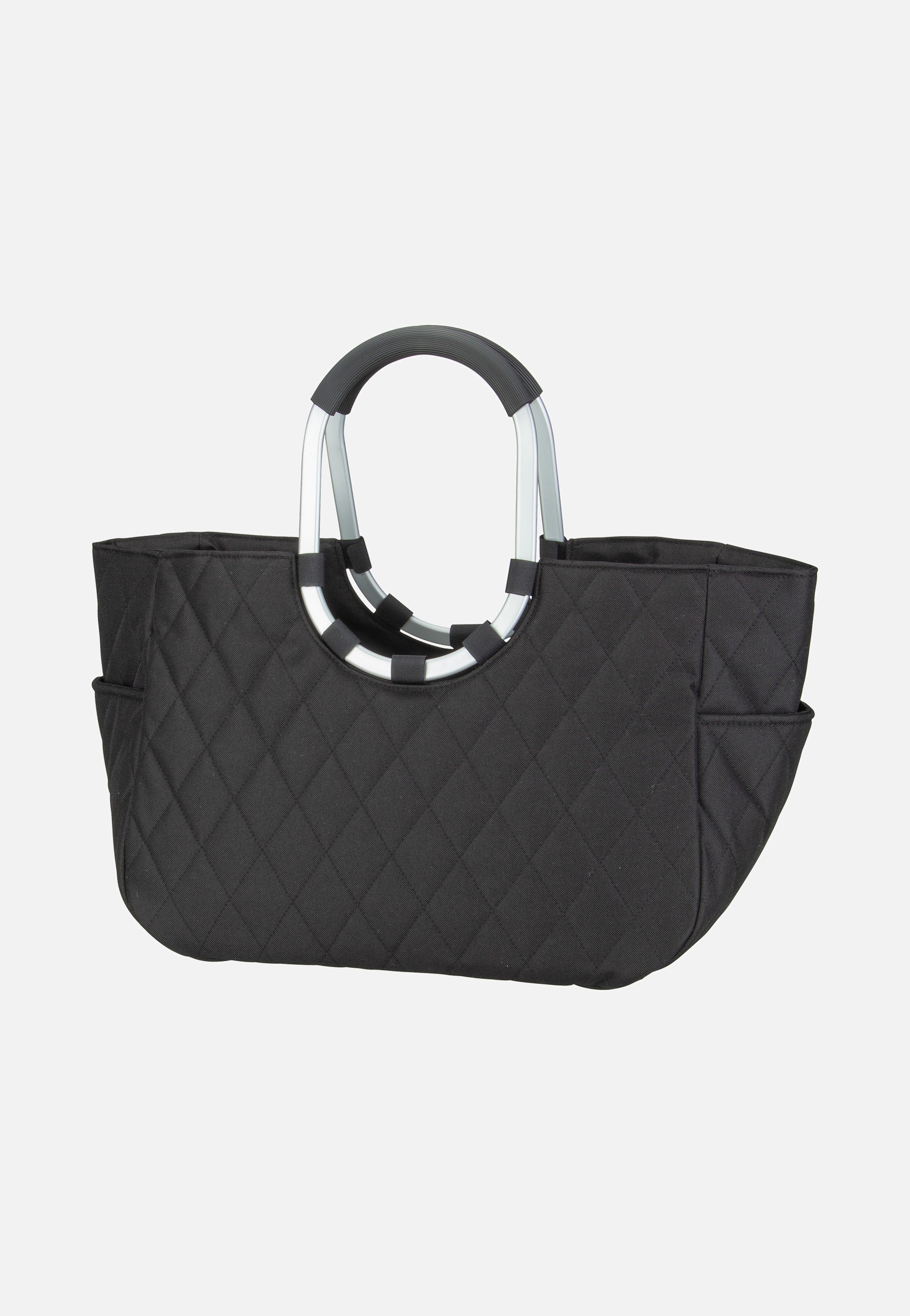 loopshopper L Rhombus Black - Einkaufskorb
