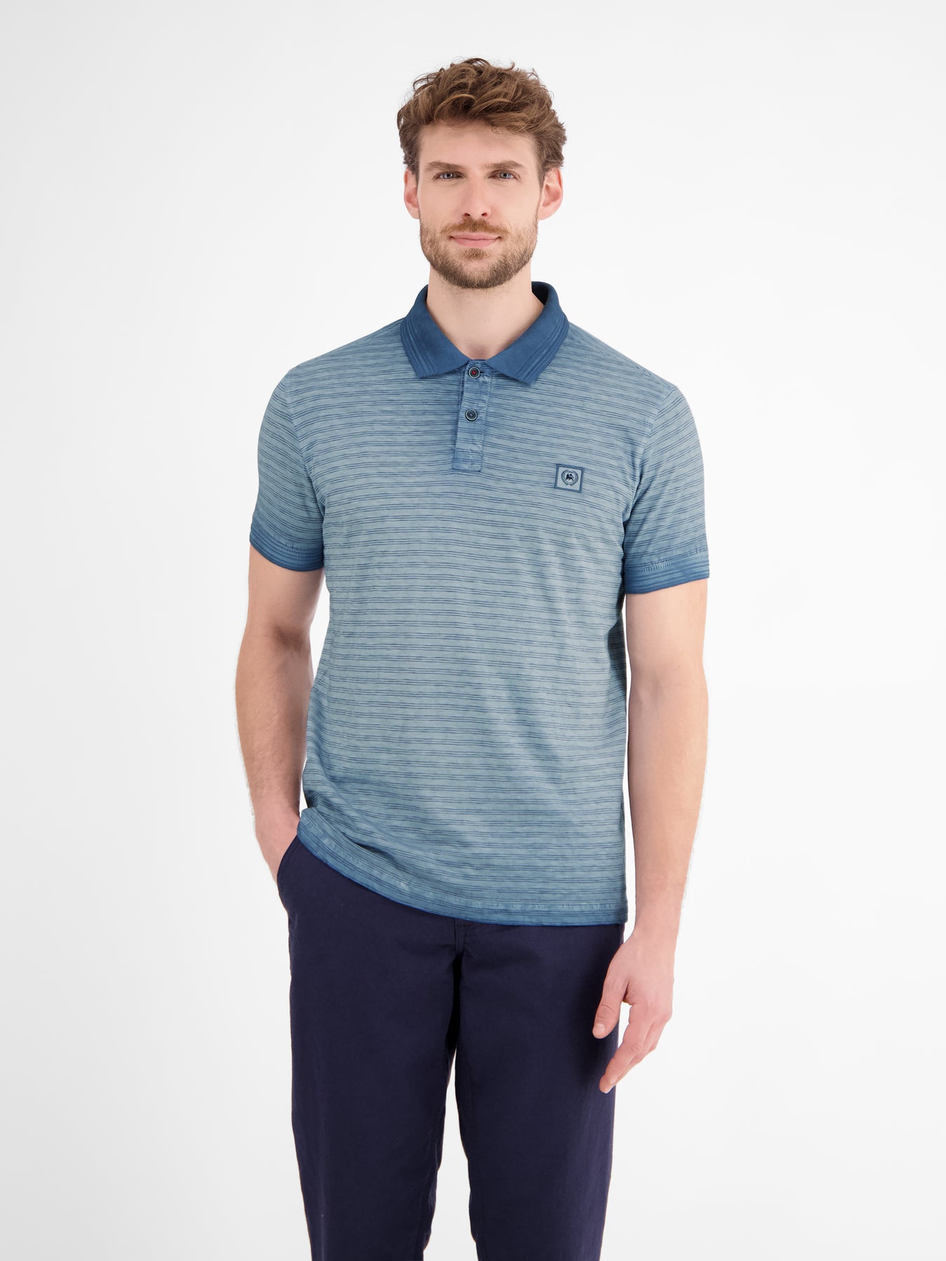 Gestreiftes Poloshirt für Herren