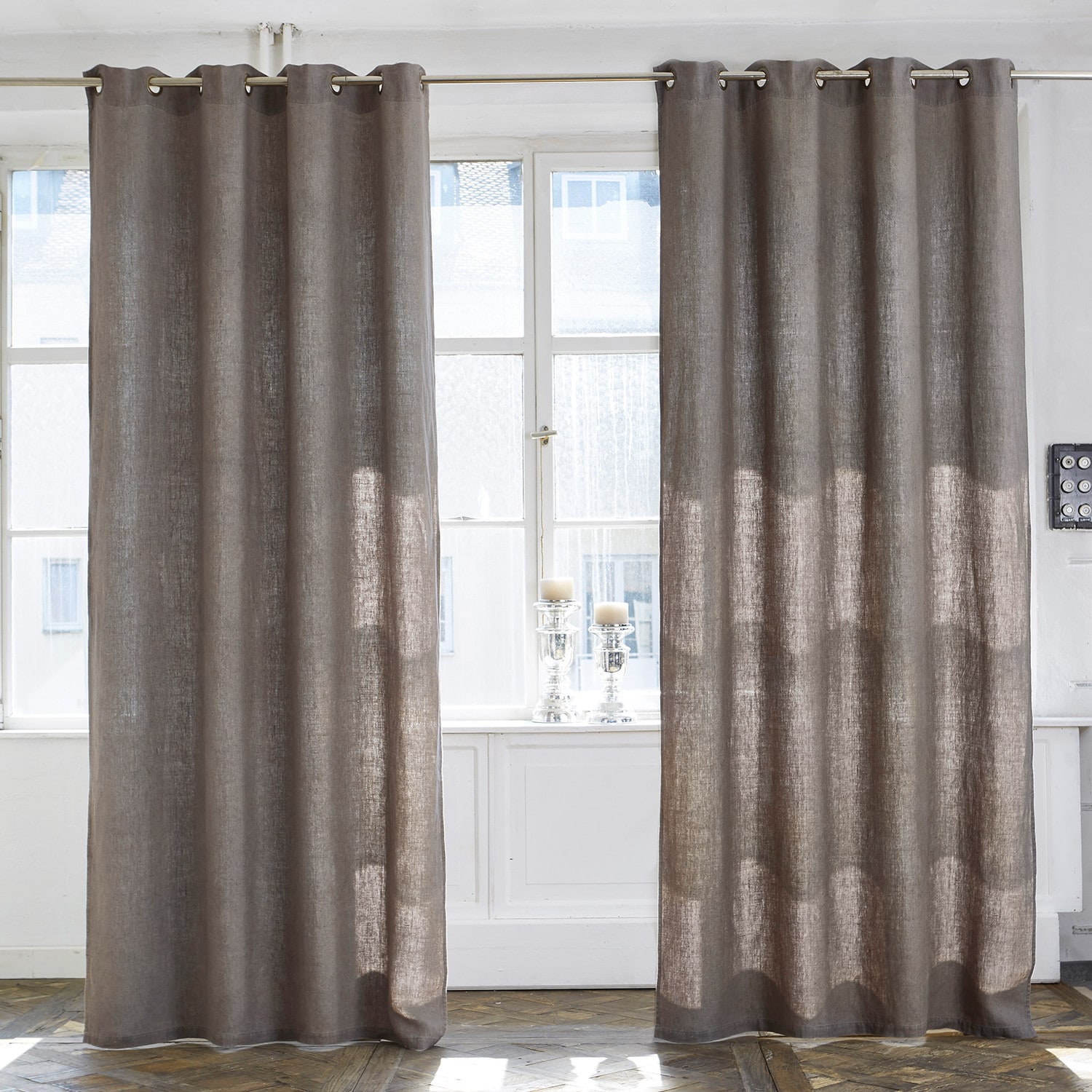 Gardine Salinas 135x250 cm | grau