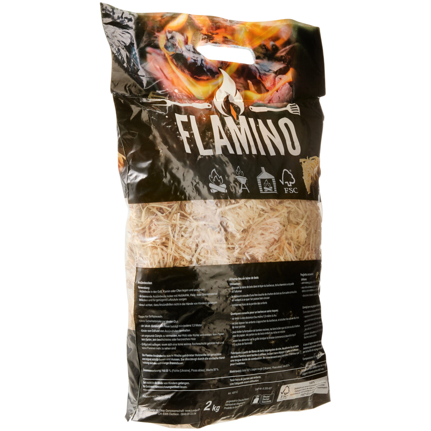 Flamino Anzündwolle 2kg