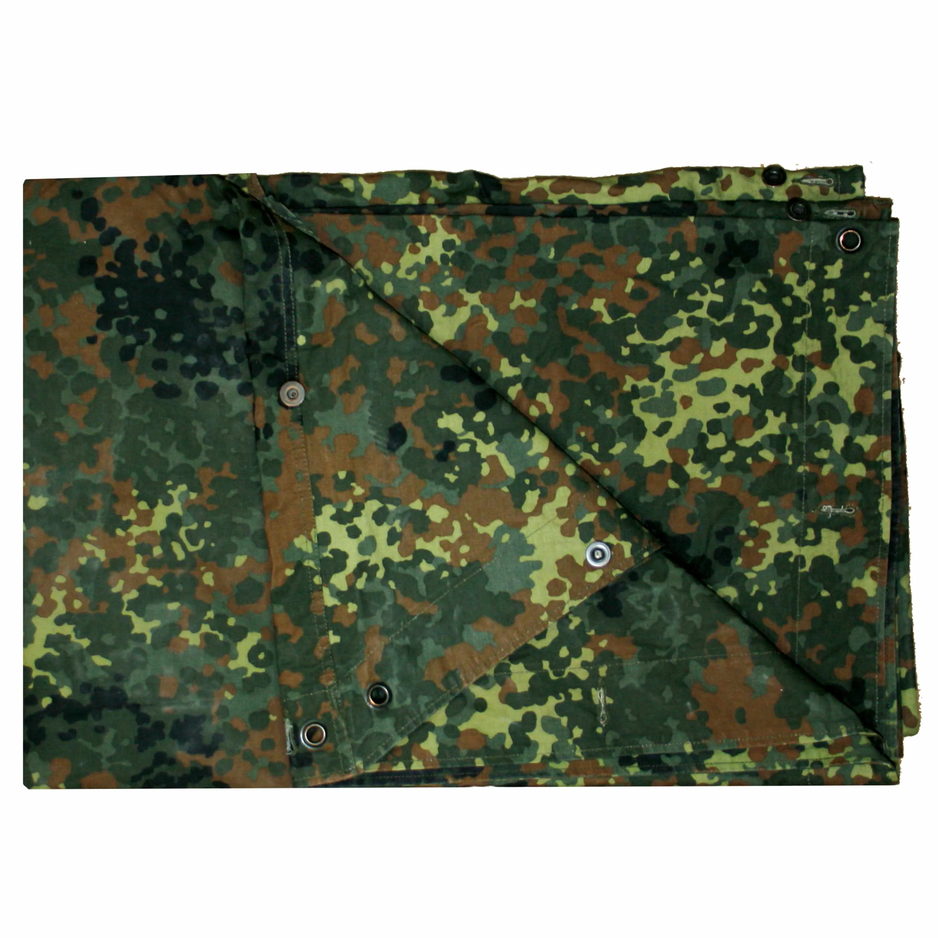 Bundeswehr Original -  BW Zeltbahn flecktarn gebraucht