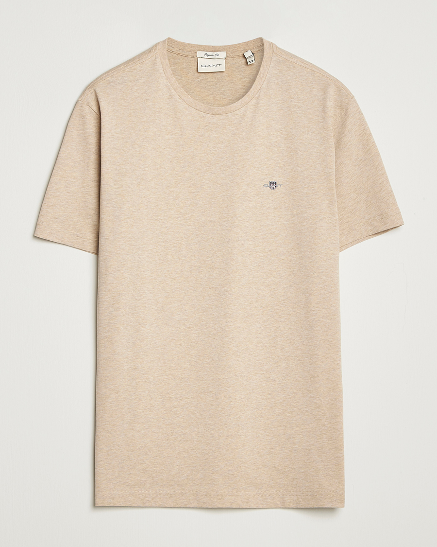 GANT The Original T-Shirt Khaki Melange