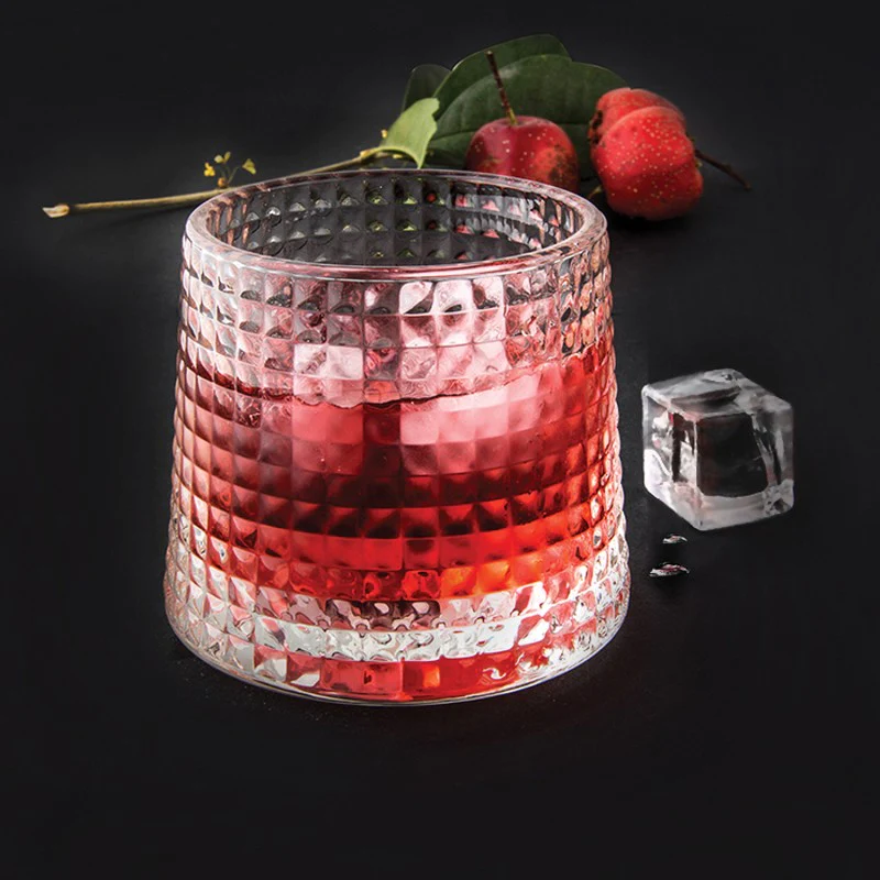 Lot de 4 verres à whisky, BLOSSOM La Rochère