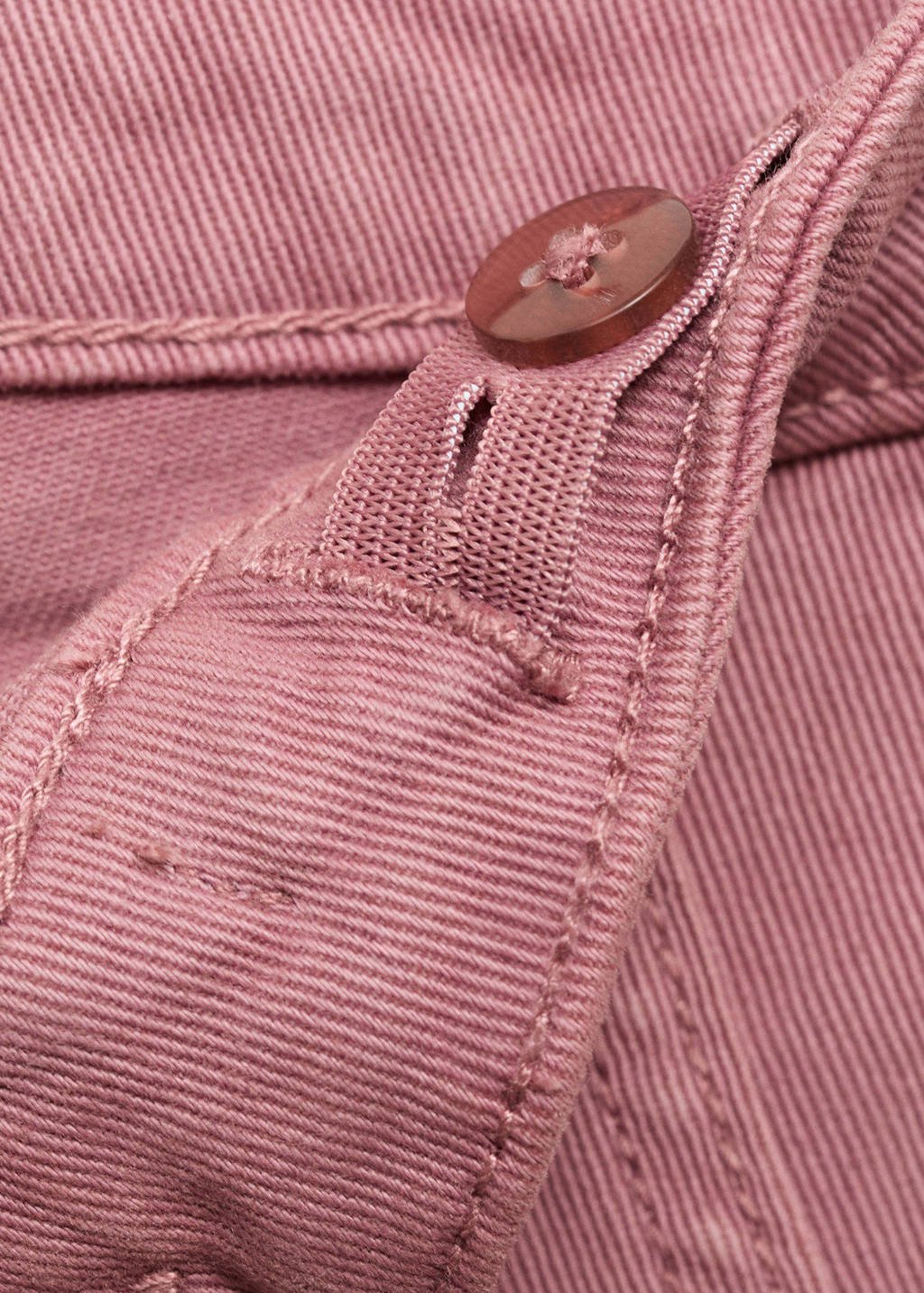 Mango Kids wide leg jeans roze