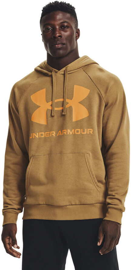 Under Armour Rival Fleece Big Logo Haettetroje Brun