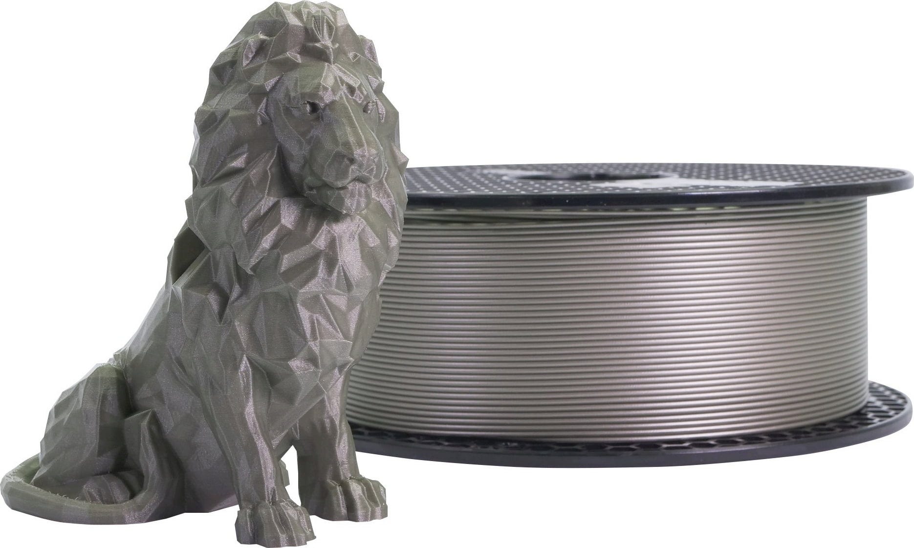 Prusa  Prusament PLA Pearl Mouse (NFC), 1,75 mm / 1000 g    Leicht zu druckendes PLA in Pearl Mouse