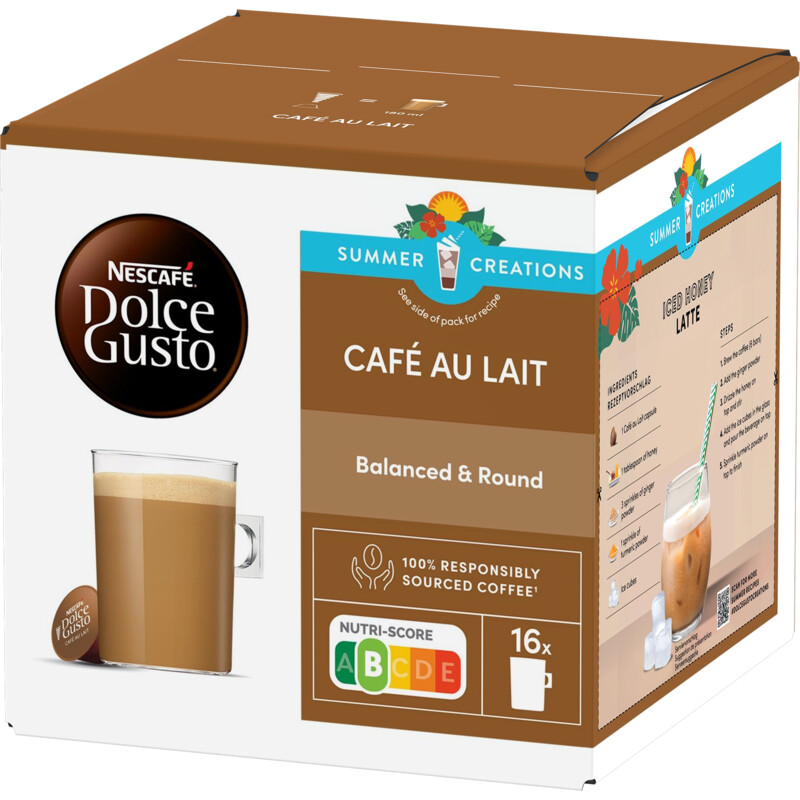 Nescafé Dolce Gusto Café au lait capsules