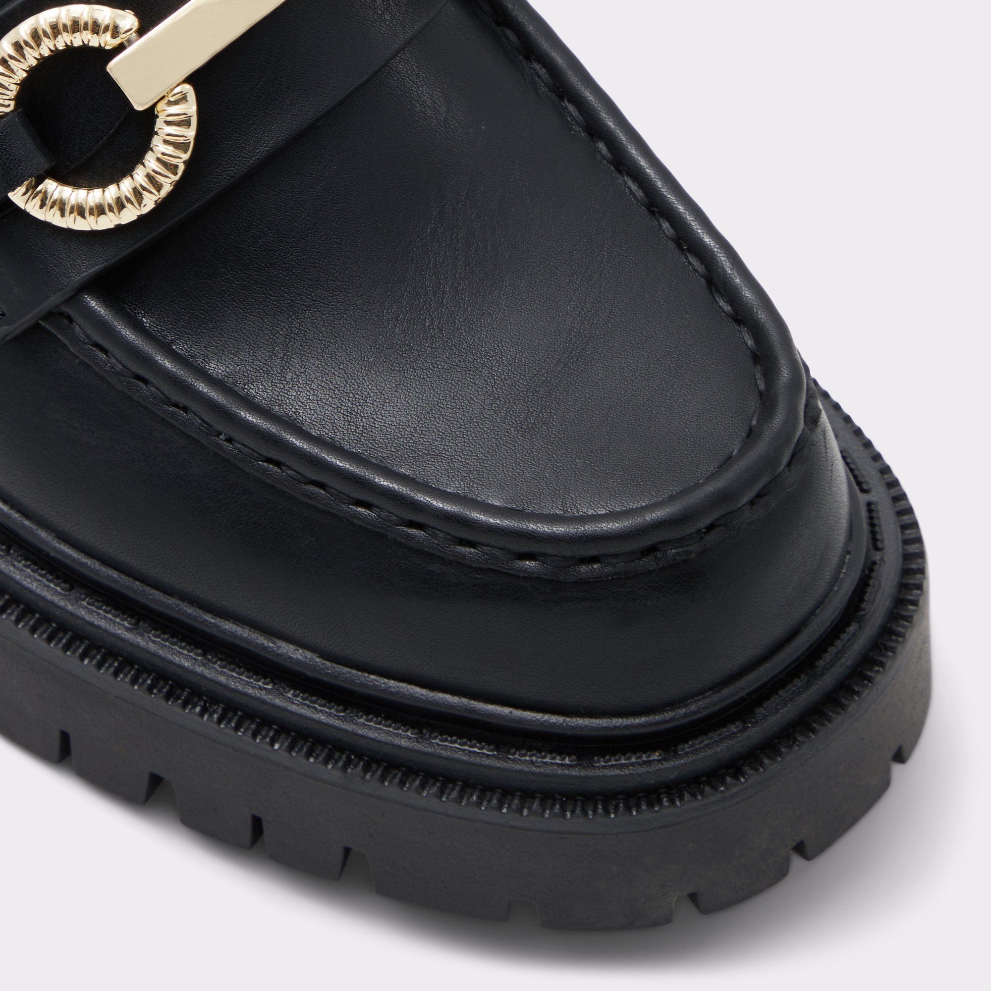 Baberiel Black Synthetic Smooth Women Loafers & Oxfords