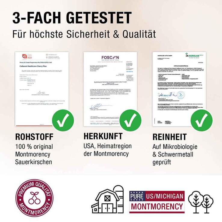 Cherryplus Montmorency Sauerkirschkapseln, 60 St