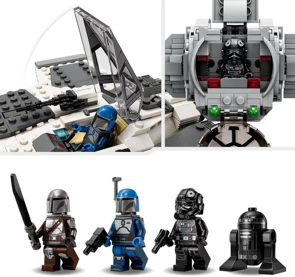 LEGO®STAR WARS™ 75348 - LE CHASSEUR FANG MANDALORIEN CONTRE LE TIE INTERCEPTOR™